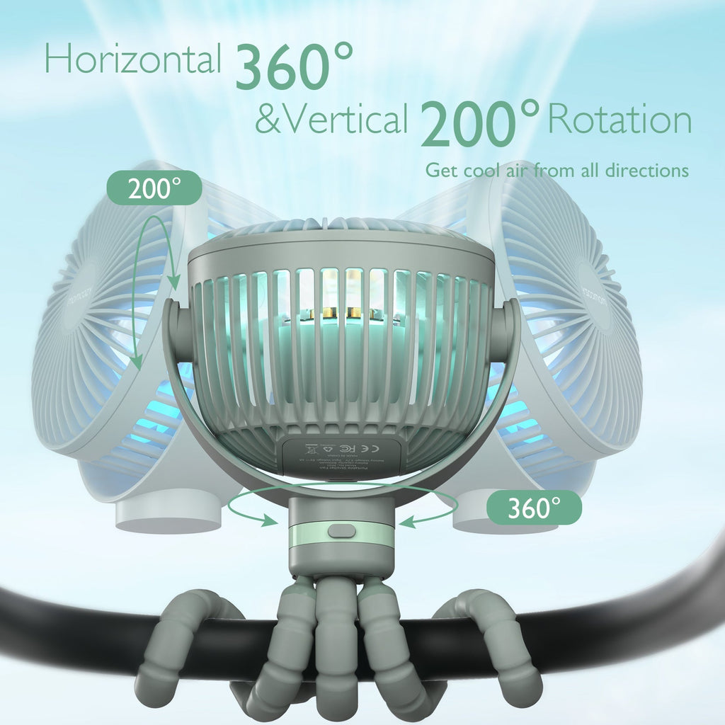 USB Rechargeable Handheld Cooling Fan for Travel